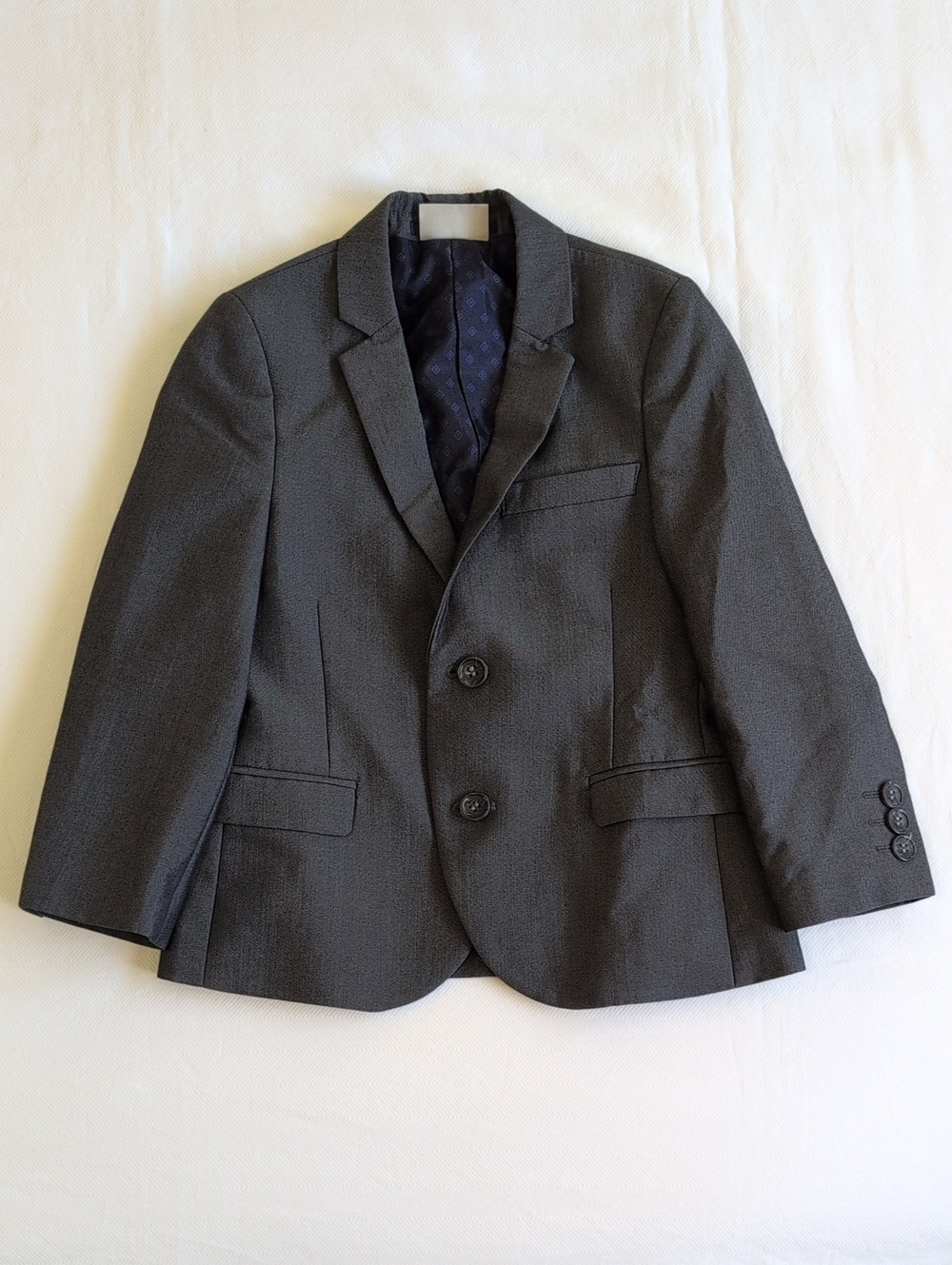 Next Boys Formal Suit Jacket Blazer Grey Size 5 EUC